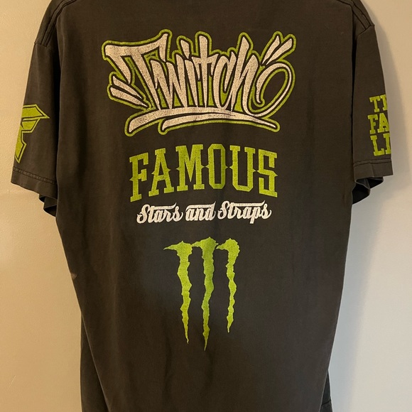 Vintage Famous Stars & Straps x Twitch x Monster Energy Shirt - Picture 2 of 8